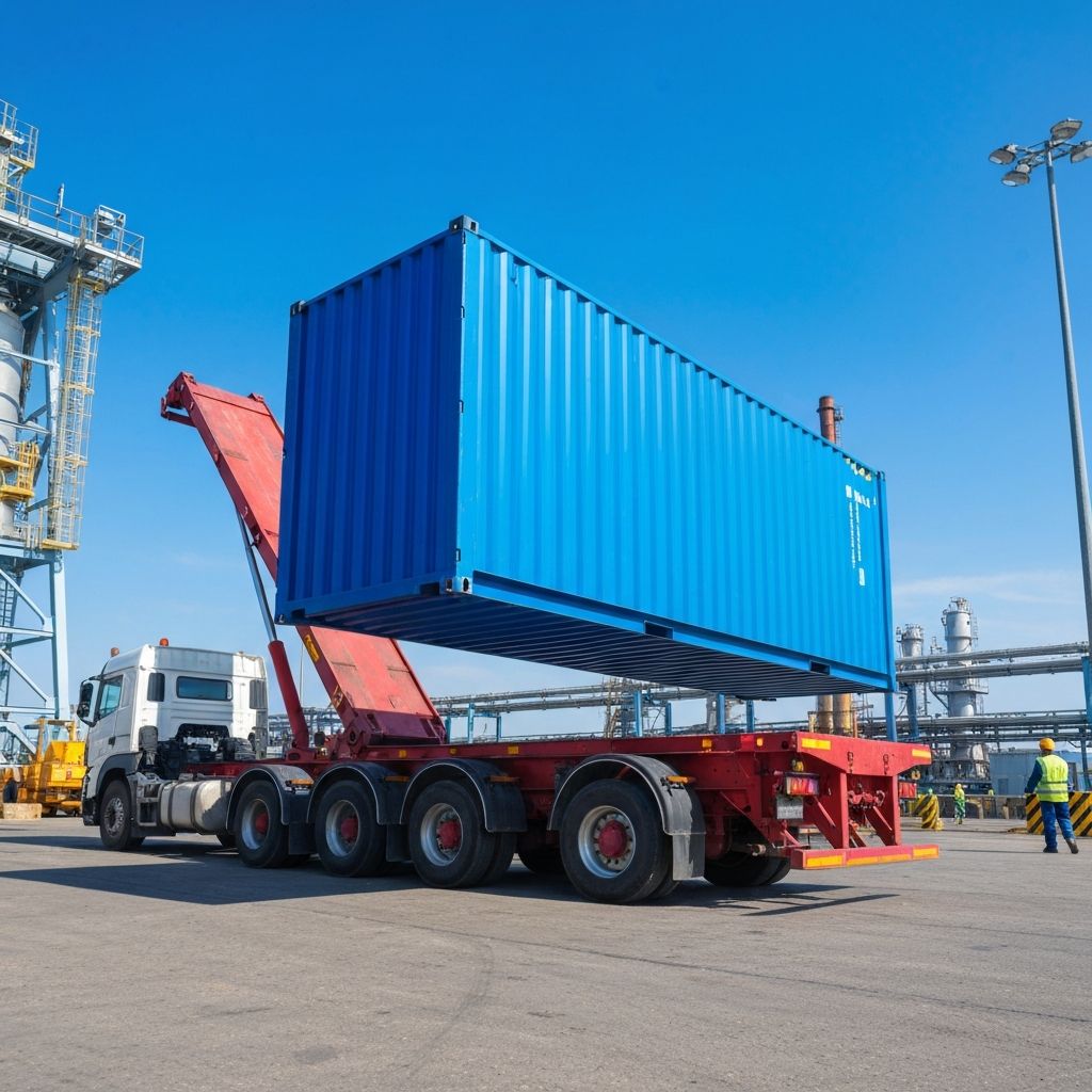 Shipping container delivery